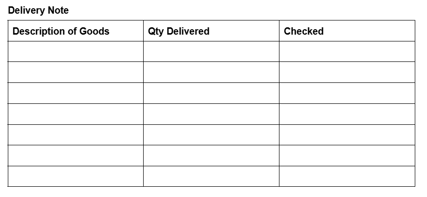 InvoiceFlow Delivery Order template preview